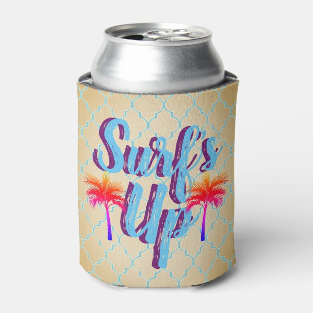 Porta-lata Árvore de Palma do Sunset para surf (Can Front)