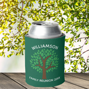 Porta-lata Árvore de Reunião da Família Verde Presente Person