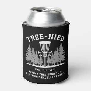 Porta-lata Árvore Nied Disc Golf Engraçado Estúpido Tree-nied