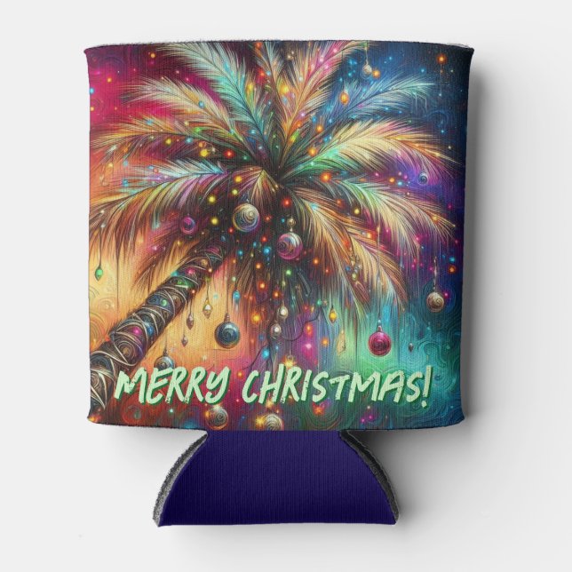 Porta-lata Árvore Tropical de Natal Whimsso Vivid (Frente)