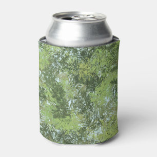 Porta-lata Árvores De Folha Verde Com Céu Azul A Atingir A Ar