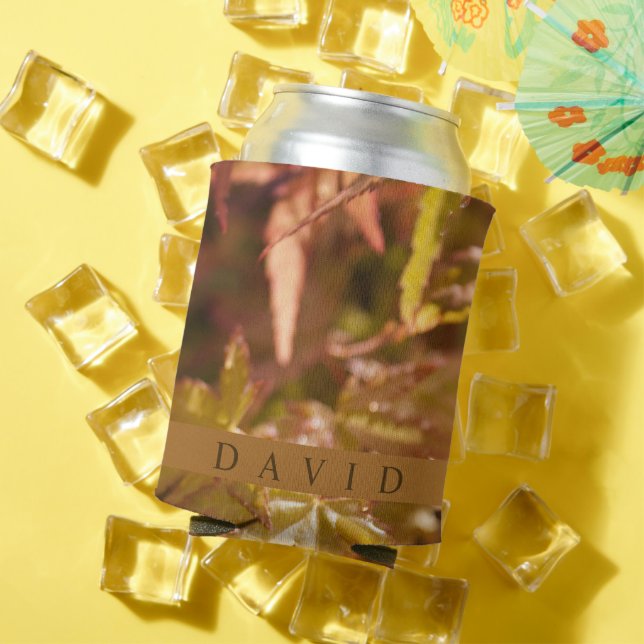 Porta-lata As Folhas de Mapeamentos Japoneses Modernas Elegan (Verão in situ)