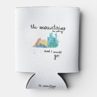 Porta-lata As montanhas estão ligando e eu tenho que ir