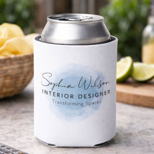 Porta-lata Assinatura de Cores d'água para Empresas Profissio