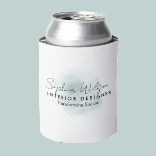 Porta-lata Assinatura de Cores d'água para Empresas Profissio