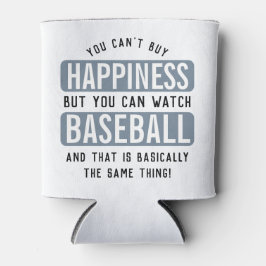 Porta-lata Assistir Baseball é Felicidade Beisebol Engraçado