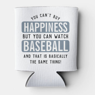 Porta-lata Assistir Baseball é Felicidade Beisebol Engraçado