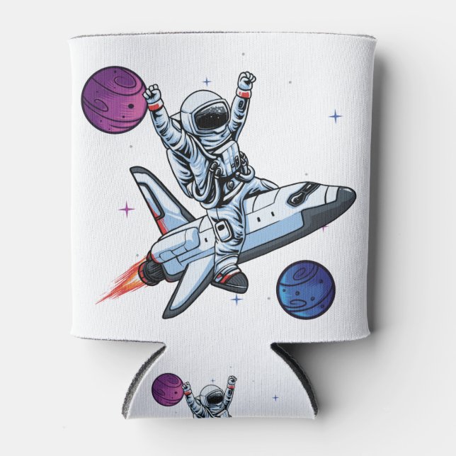 Porta-lata astronautas nasa no ônibus espacial (Frente)