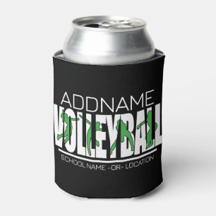 Porta-lata Atleta Superior da Escola de NOME do Jogador da Eq