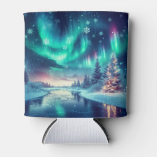 Porta-lata aurora borealis/Natal/Inverno
