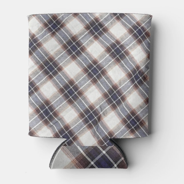 Porta-lata Autumn Colors Gingham Ecologic Cotton (Frente)