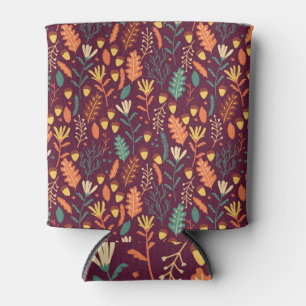 Porta-lata Autumn Red Vintage Motif