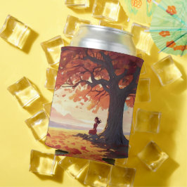 Porta-lata Autumn Tree Prayer Girl