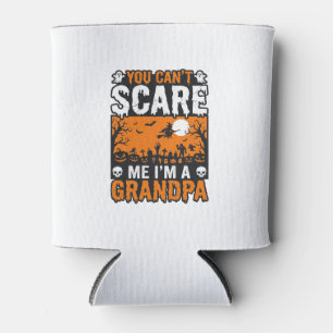 Porta-lata Avô Assustador Camisa Vintage Halloween Design_1