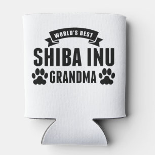 Porta-lata Avó do Shiba Inu do mundo a melhor