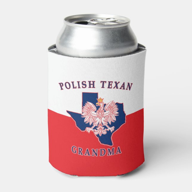 Porta-lata Avó Texana Polonesa (Can Front)
