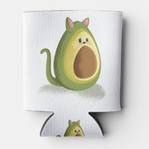 Porta-lata Avocado Cat