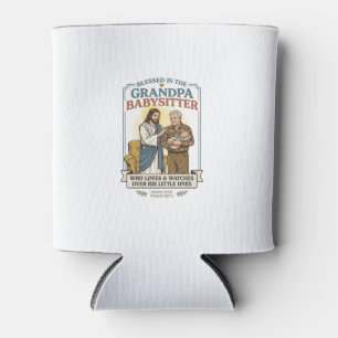 Porta-lata Avós de Jesus Cuidando Humor Camisa Fé B