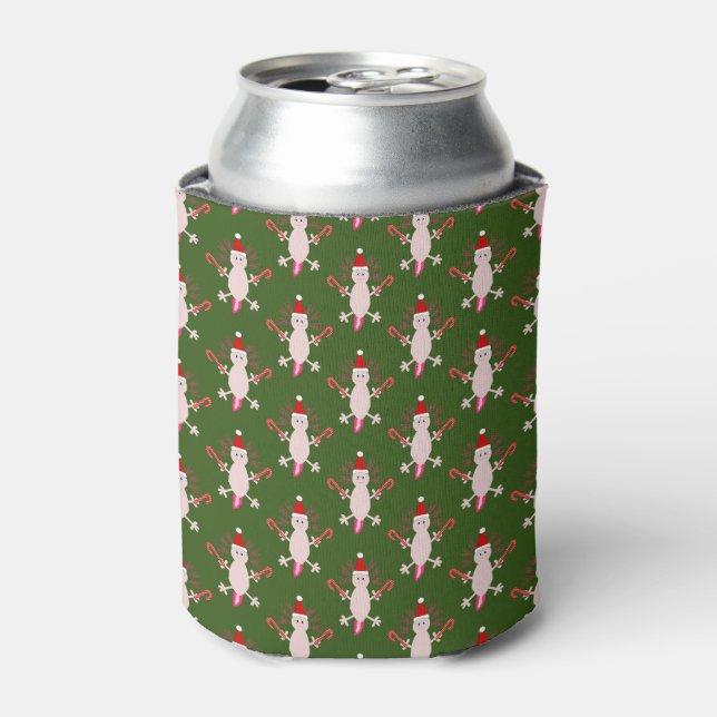 Porta-lata Axolotl de Natal Bonito Padrão (Can Front)