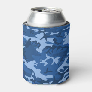 Porta-lata Azul Camuflado