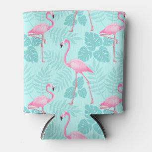Porta-lata Azul claro Vintage Flamingo