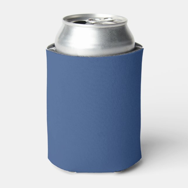 Porta-lata Azul Clássico Cor Sólida Simples (Can Front)