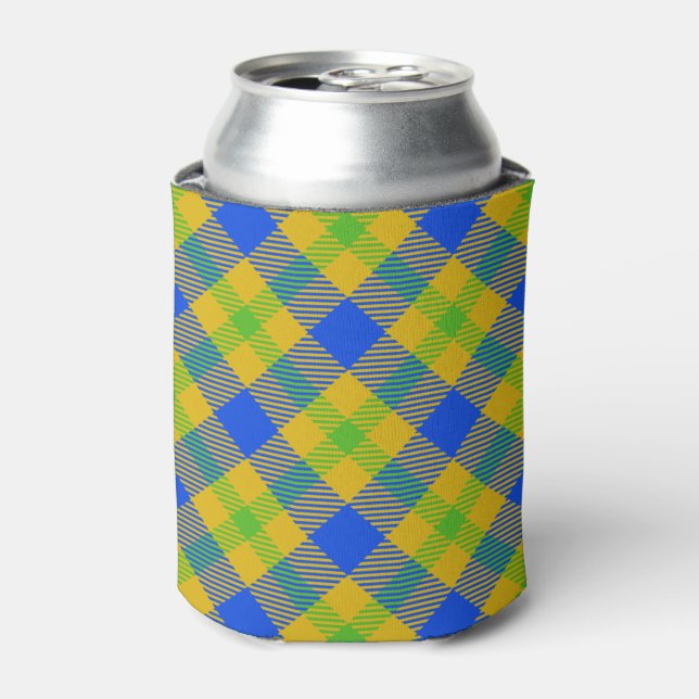 Porta-lata Azul e Amarelo (Can Front)