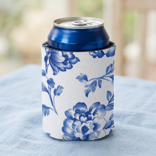 Porta-lata Azul Empoeirado Chinoiserie