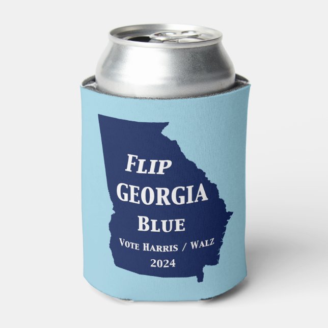 Porta-lata Azul Georgia sacudir em 2024 (Can Front)