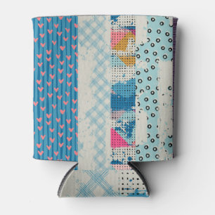 Porta-lata Azulejo de Patchwork (Design de padrões)