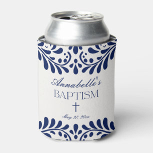Porta-lata Azulejo de Talavera Espanhol Fiesta Baptism Favor