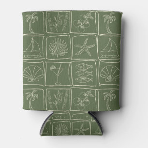 Porta-lata Azulejo Mediterrâneo Caprichoso da Oliveiras na Co