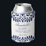 Porta-lata Azulejo Talavera Espanhol Fiesta Baby Sprinkle<br><div class="desc">Todo mundo ama uma festa! Esta coleção é uma maravilhosa mistura de elegância e herança cultural, inspirada nos tradicionais padrões azulejos mexicanos de Talavera. A vibrante fronteira floral azul exude sofisticação e um toque de charme festivo, fazer perfeito para sua celebração inspirada em espanhol ou mexicano. Quer esteja hospedando uma...</div>