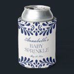 Porta-lata Azulejo Talavera Espanhol Fiesta Baby Sprinkle<br><div class="desc">Todo mundo ama uma festa! Esta coleção é uma maravilhosa mistura de elegância e herança cultural, inspirada nos tradicionais padrões azulejos mexicanos de Talavera. A vibrante fronteira floral azul exude sofisticação e um toque de charme festivo, fazer perfeito para sua celebração inspirada em espanhol ou mexicano. Quer esteja hospedando uma...</div>