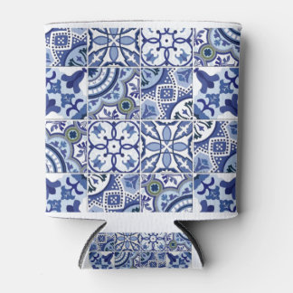 Porta-lata Azulejos Azuis Portugueses Podem Resfriar