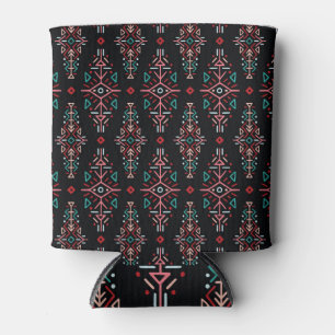 Porta-lata Azulejos De Boho Étnico: Padrão De Vintage Sem Olh
