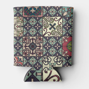 Porta-lata Azulejos Portugueses: Estilo Talavera Invisível