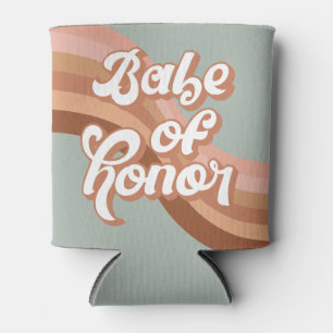 Porta-lata Babe of Honor 70s Groovy Retro Boho Chic