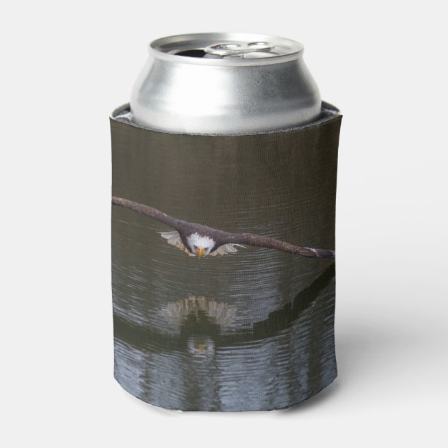 Porta-lata Bald Eagle em Voo (Can Front)