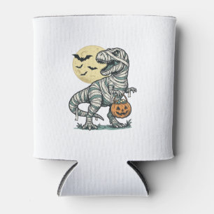 Porta-lata Balde de Doces de T-Rex Múmia de Halloween Vetor V