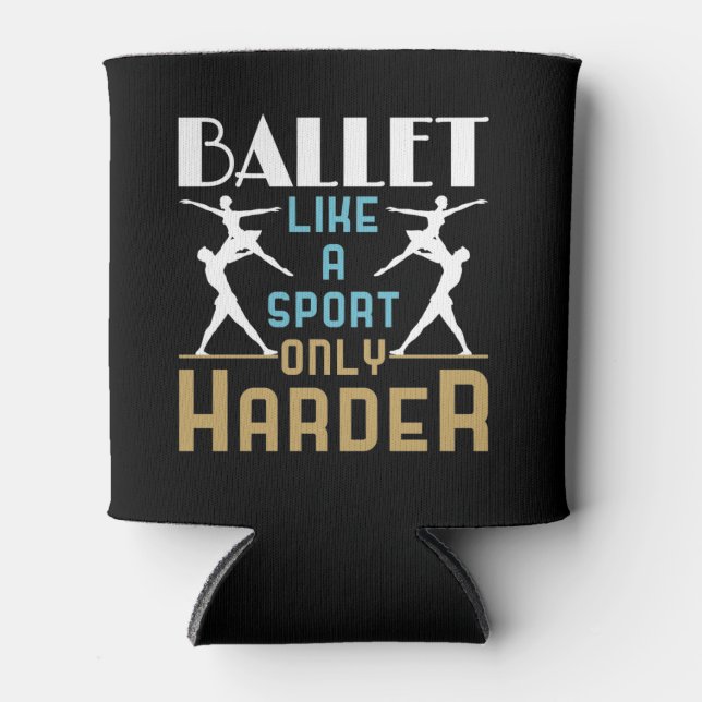 Porta-lata Balé como um bailarino mais duro (Frente)