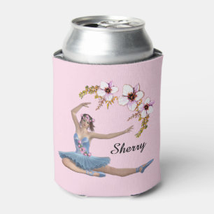 Porta-lata Ballerina a rosa azul pessoal