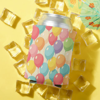 Porta-lata Balões de festa em cores diferentes