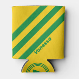 Porta-lata Banana Tropical Três Bananas com Nome