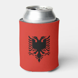 Porta-lata Bandeira albanesa