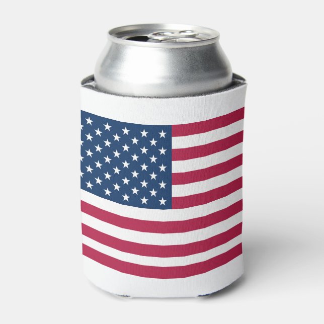 Porta-lata bandeira americana (Can Front)