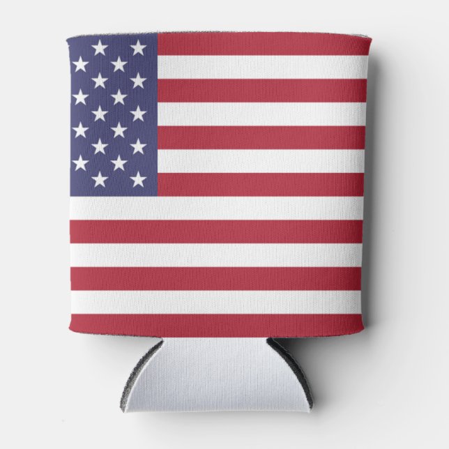 Porta-lata Bandeira Americana (Frente)