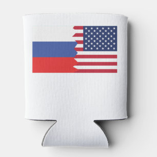 Porta-lata Bandeira americana do russo