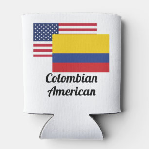 Porta-lata Bandeira Americana E Colombiana