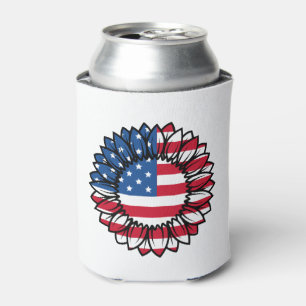 Porta-lata Bandeira Americana Sunflower-32222